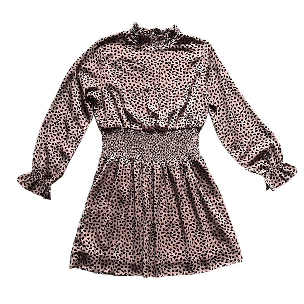 She + Sky Ruffled Peplum Dress